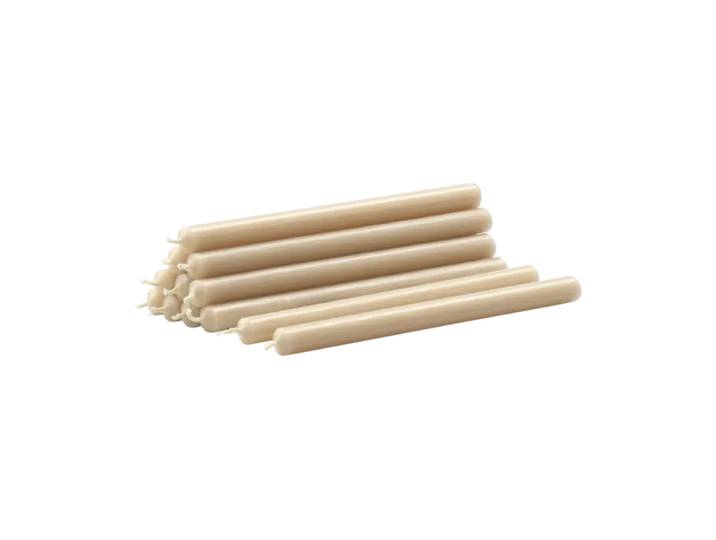 STOFF Nagel Bougies Nagel ensemble de 12 Beige