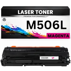 Toner M506L Magenta für Samsung CLTM506L ELS Premium Alternative Günstig für Samsung CLP-680ND, CLX-6260FR, CLX-6260FW, CLX-6260ND, CLX-6260FD