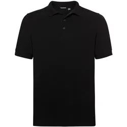 Russell Tailliertes Herren Stretch Polo-Shirt Herren tailliert R-567M-0, black, S