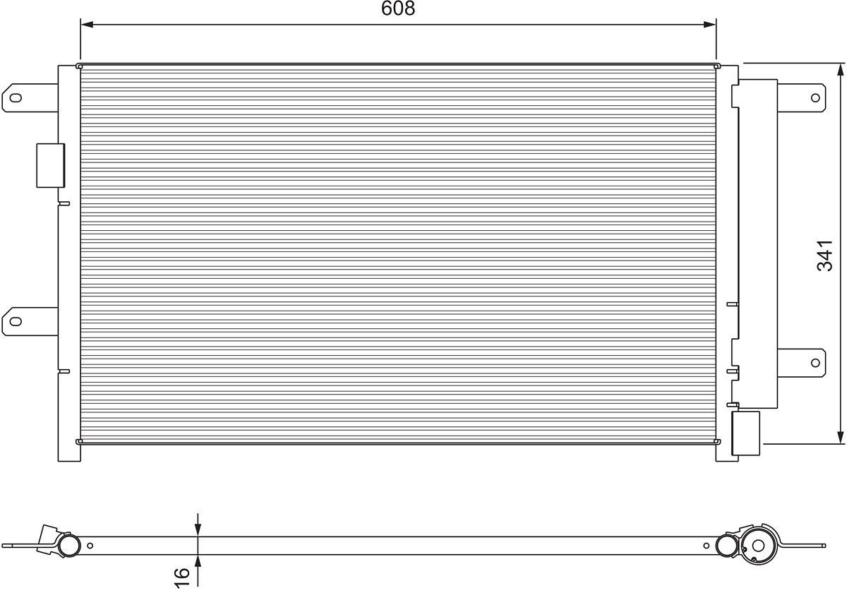 Valeo Condensatore, climatizzatore NEUTEIL 815089
