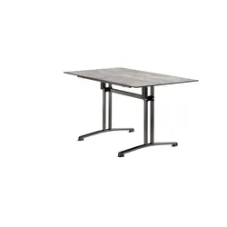 Sieger Gastro-Tisch Polytec Platte   , schwarz , Maße (cm): B: 140 H: 73