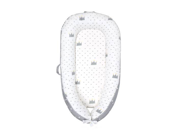 Transat bébé portable 80 cm x 50 cm pour nouveau-nés, détachable, en coton doux, réglable, type siège au sol pour bébé 4