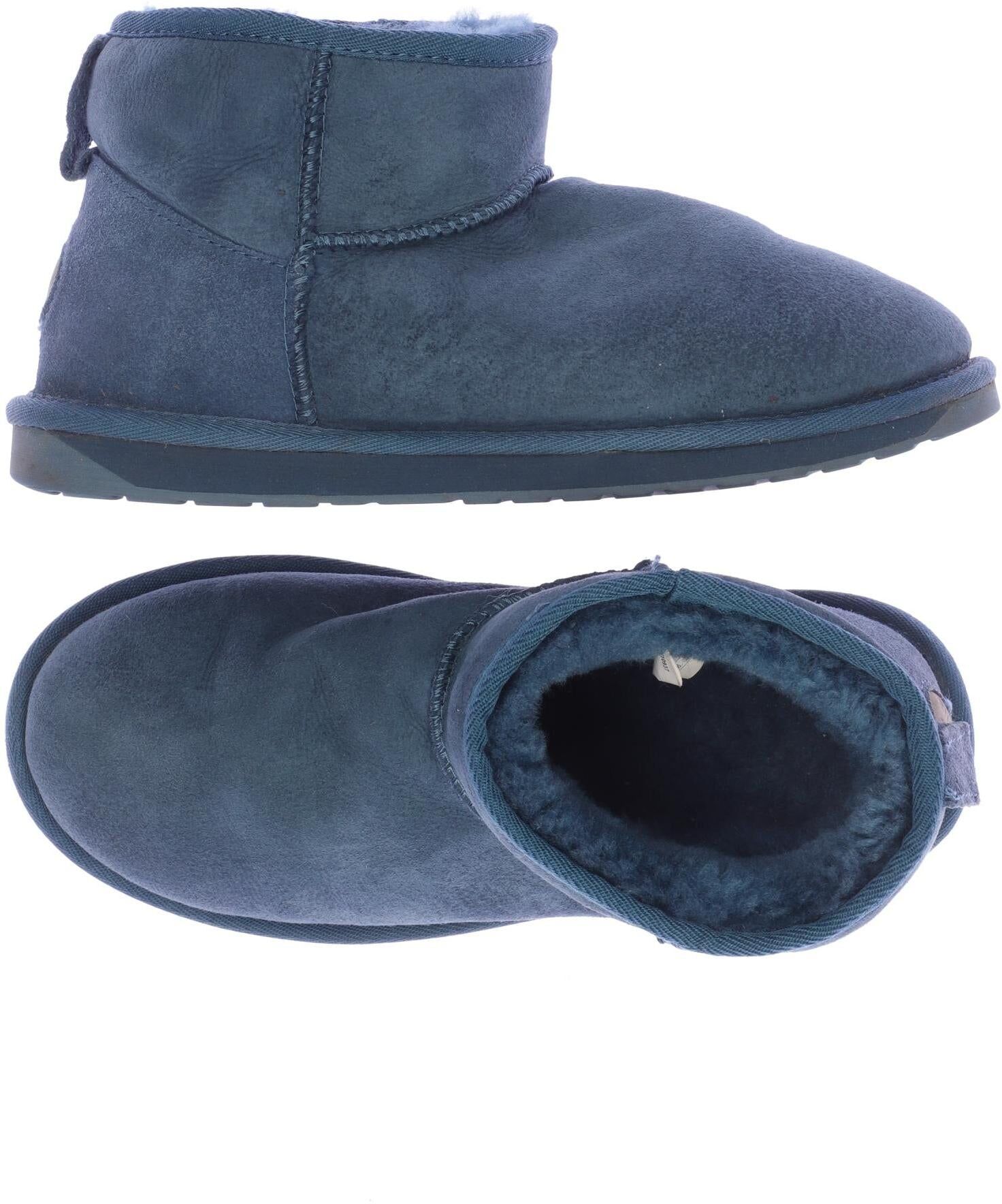 Emu Australia Damen Stiefelette, Blau, Gr. EU 38, Leder - Second Hand