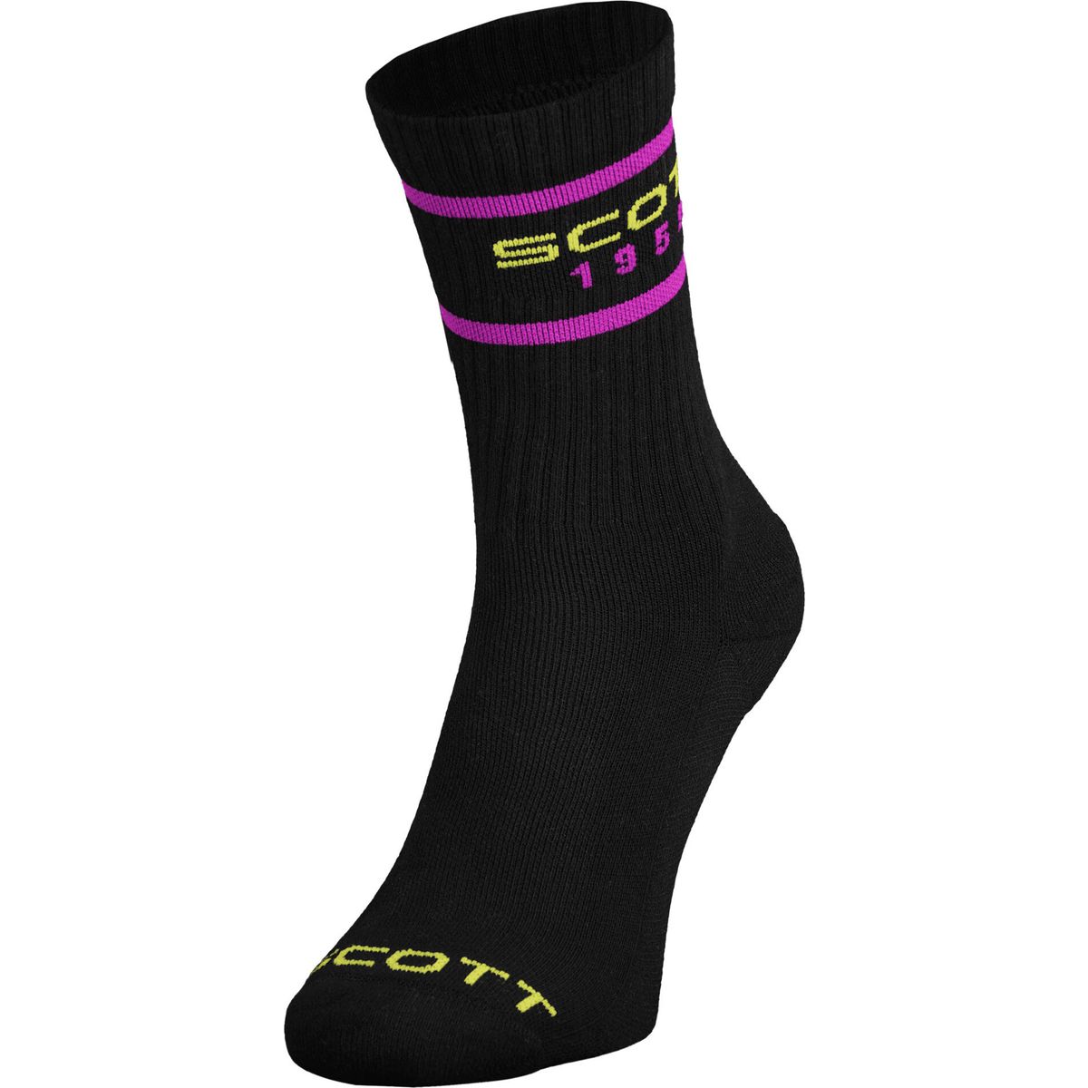 Scott Retro Casual Crew Sock (pack 3) black (0001) S 4201110001363
