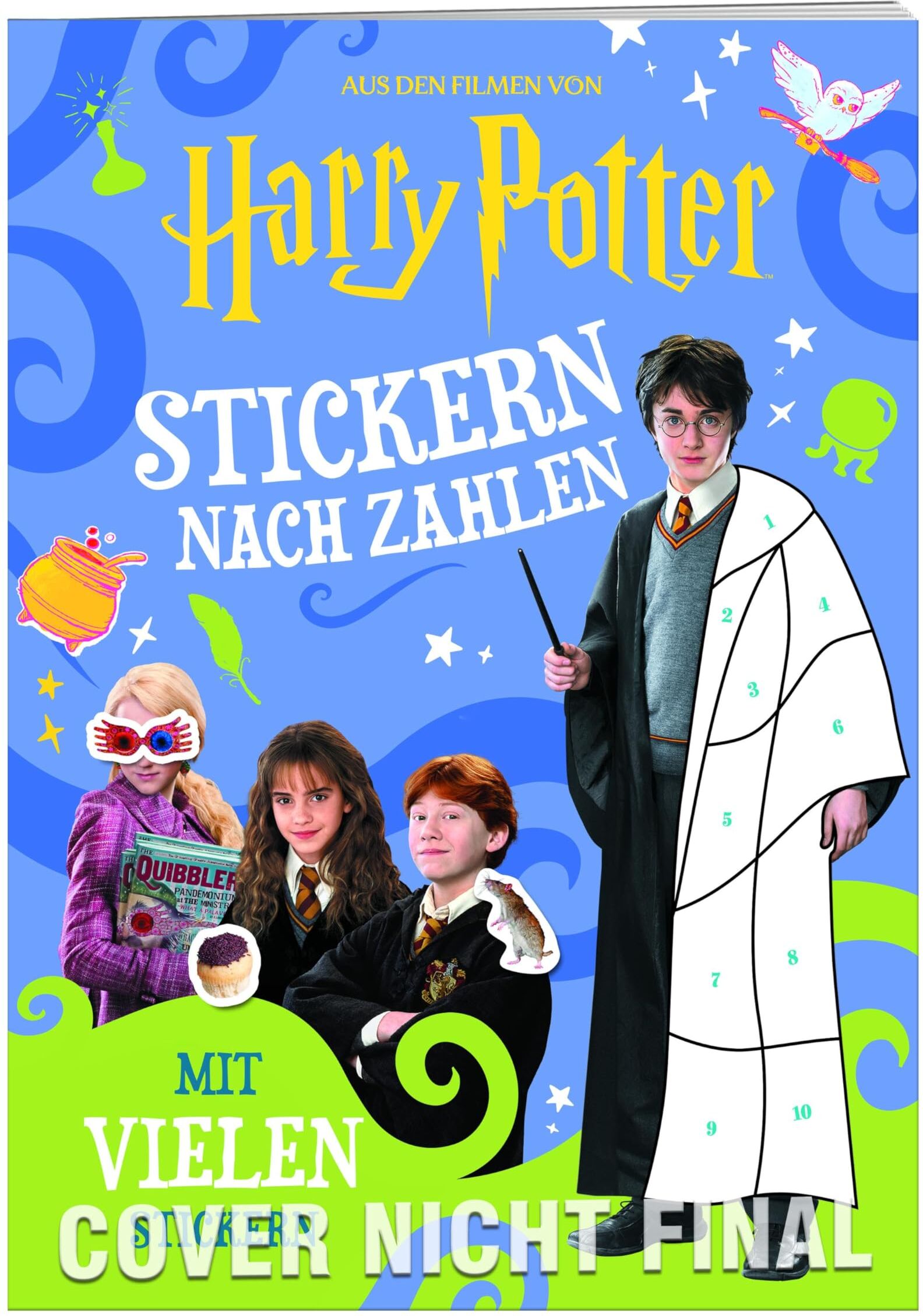Wizarding World™ - Stickern nach Zahlen: mit vielen Stickern - Preis vom 06.10.2026 07:26:00 h