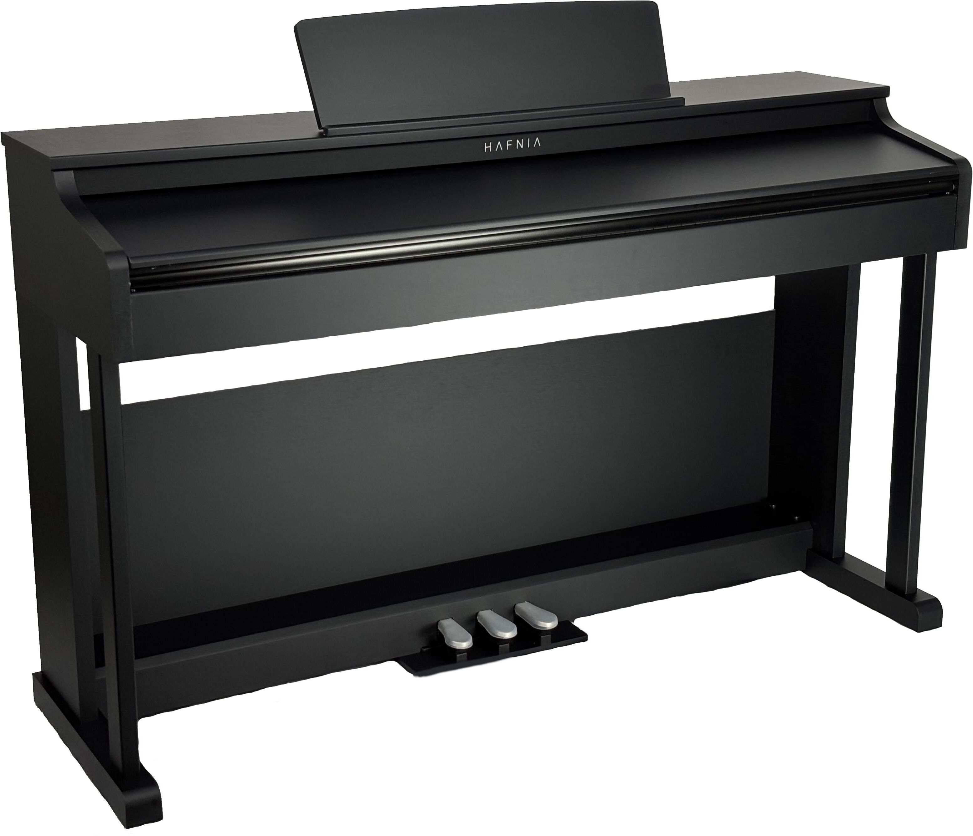 Hafnia HDP-110 Schwarz E-Piano Set