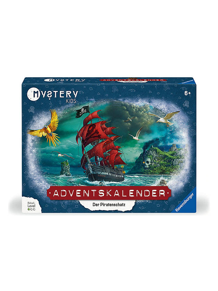 Ravensburger Adventskalender "Mystery - Der Piratenschatz" - ab 14 Jahren - onesize