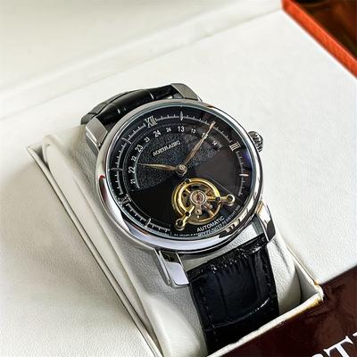 Fashion Sheath Luxury Men's Automatic Mechanical Watch black