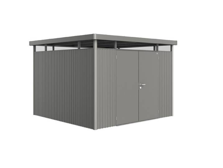 Biohort Gerätehaus HighLine H6 Doppeltüre Quarzgrau