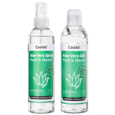 Casida GmbH ALOE VERA GEL+Aloe Vera Spray Set 2X200 ml 17881223