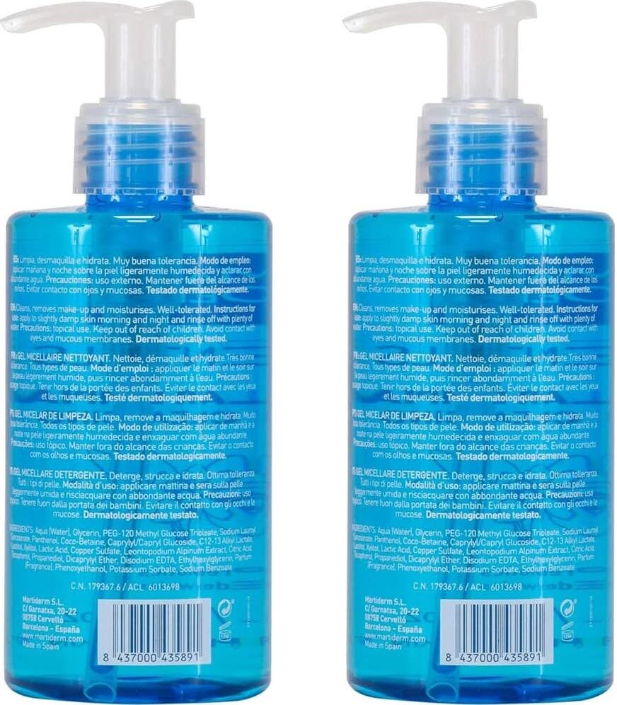 MARTIDERM Gel Micelar 2x200 ml