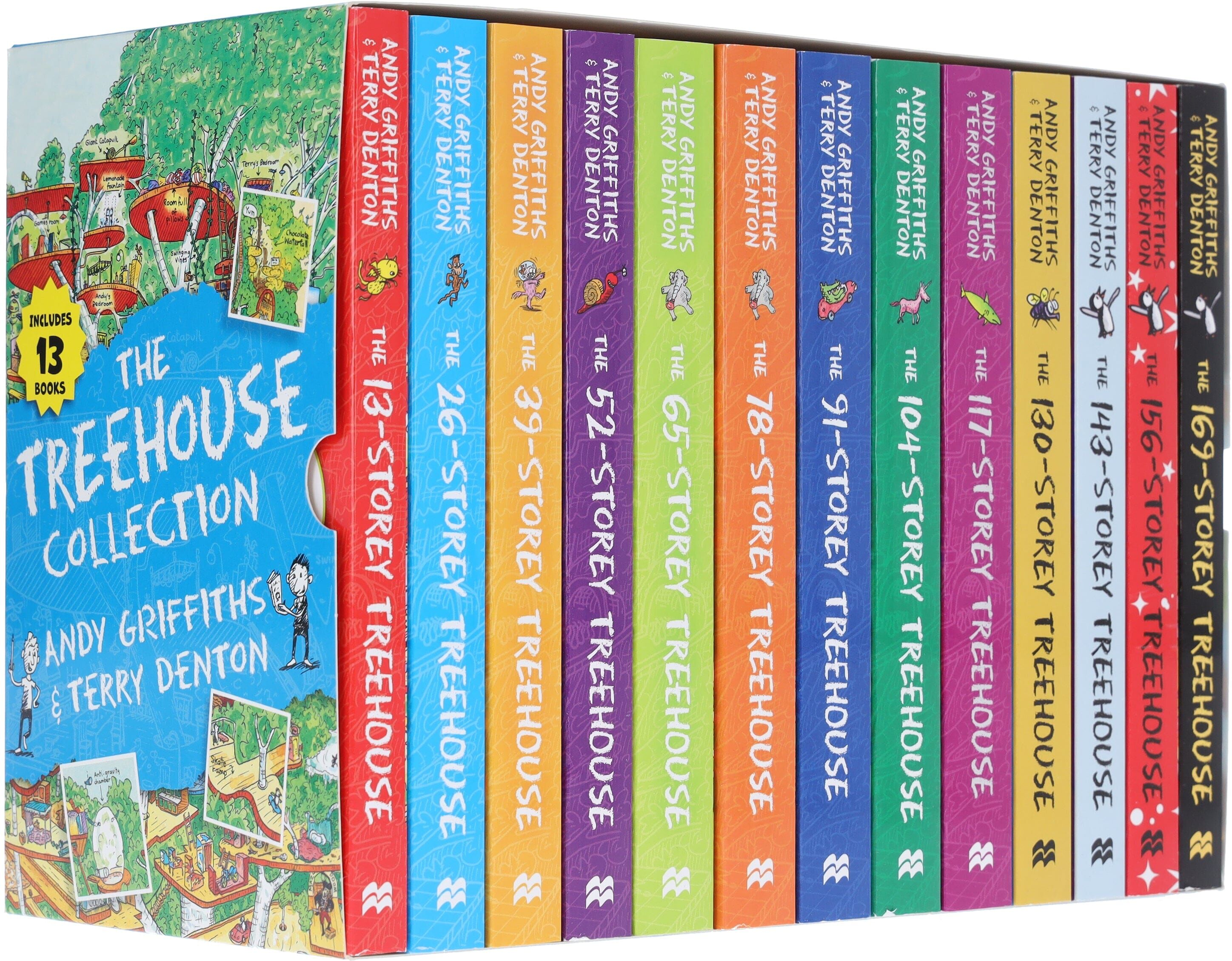 The Treehouse Series by Andy Griffiths & Terry Denton 13 Books Collection Box Set - Ages 5-11 - Paperback Pan Macmillan