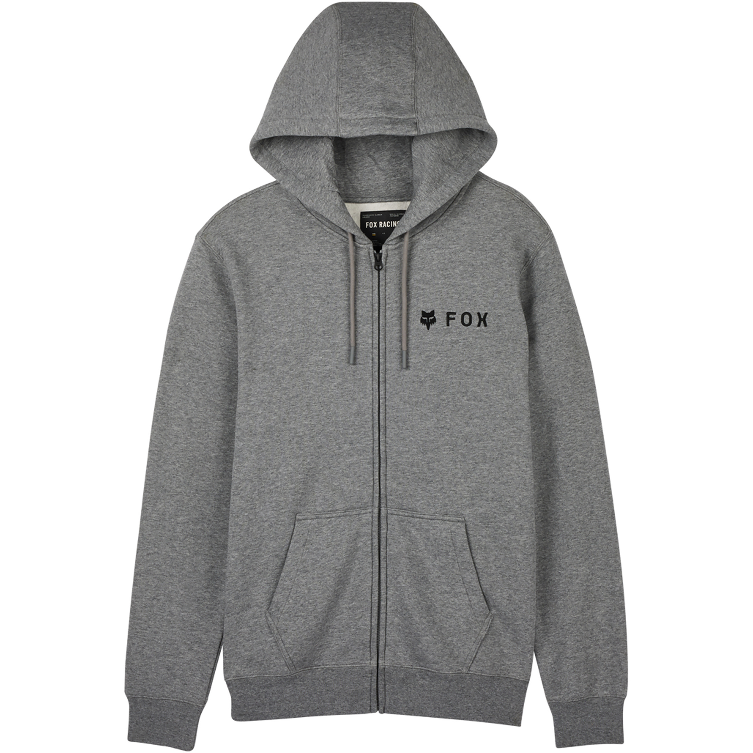 Fox Absolute Fleece Zip Herren Fleecejacke grau Größe XL Mountainbike Hautfreundlich