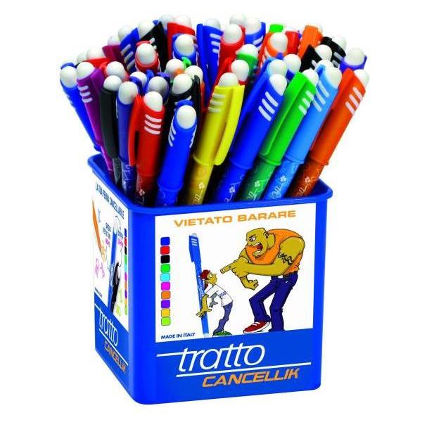Tratto 826500 Kugelschreiber Schwarz, Blau, Grün, Rot 50 Stück (50x) (826500)