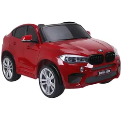 Elektroauto BMW X6 Rot lackiert Kinderfahrzeug Ledersitz weiche EVA-Reifen Auto