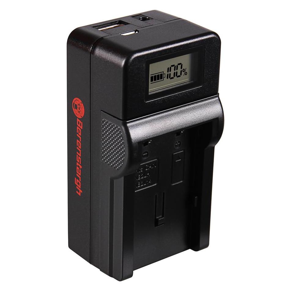 Berenstargh Synchron USB Ladegerät f. Canon NB-2L Camcorder MV5 MV5i MV5iMC MV6iMC MV790 MV800 (Kamera Akku Ladegerät) (61064261)