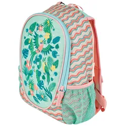 Herlitz Rookie Sweet Jungle Rucksack Schulrucksack Grün, Pfirsich Polyester