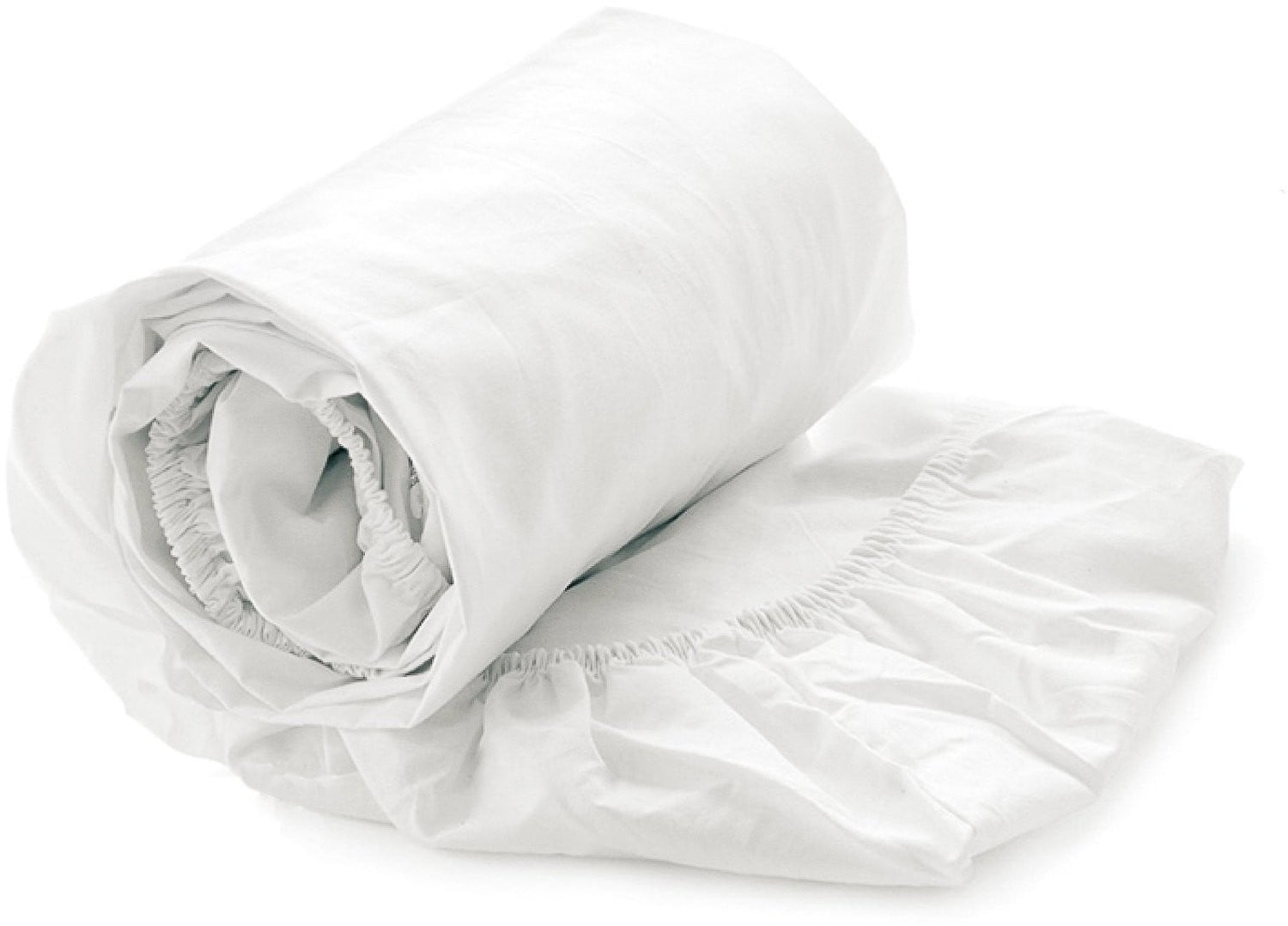 Suite Mumbai Hoeslaken voor Topper - Perkal Katoen - Geel - 140x200 cm - Tweepersoons