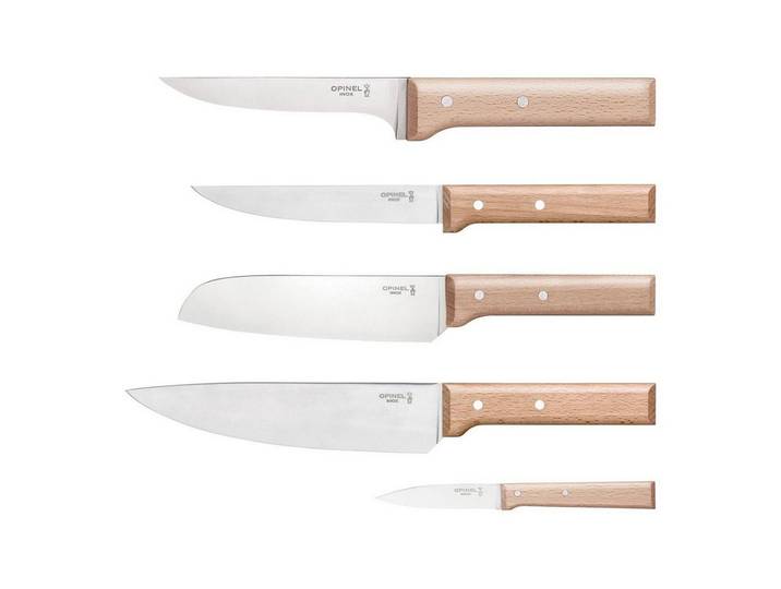 Herbertz Messerblock Herbertz Messerblock Opinel PARALLELE MEAT mit 5 Messern 254580