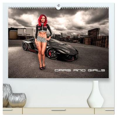 Cars and Girls (hochwertiger Premium Wandkalender 2027 DIN A2 quer), Kunstdruck in Hochglanz