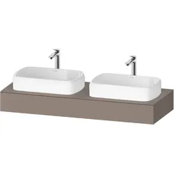 Duravit Konsole „Qatego“ in Basalt Matt