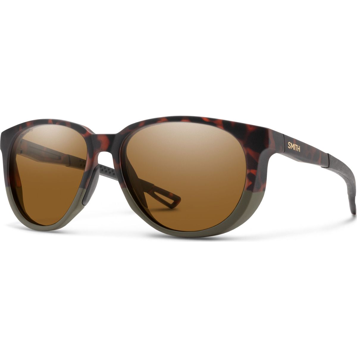 Smith Seeker ak matte forest tortoise chromapop polarized brown (2OT-57L5) 2075362OT57L5