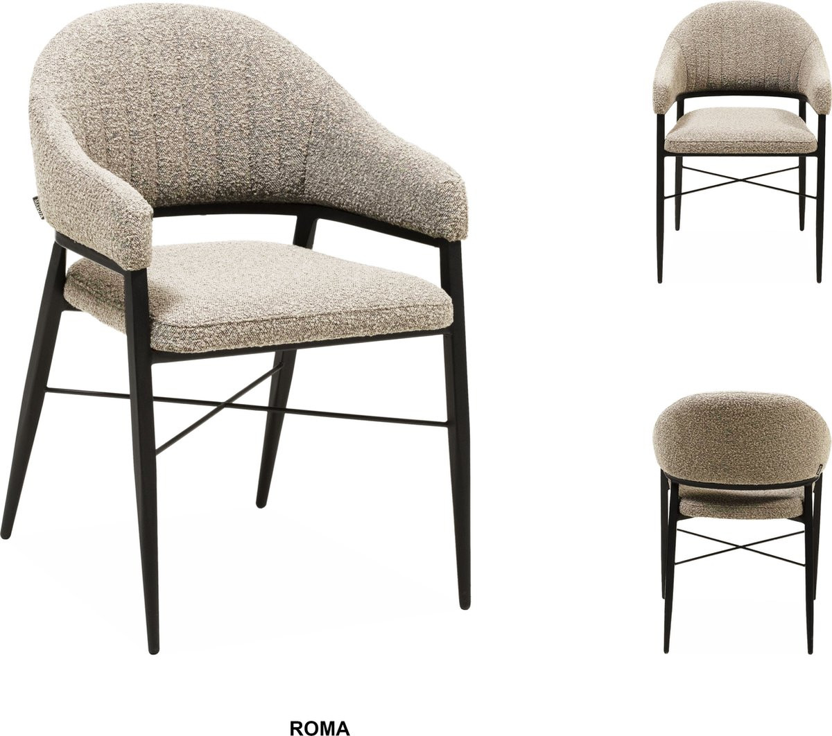 MX Sofa Eetkamerstoel Roma - Toffee