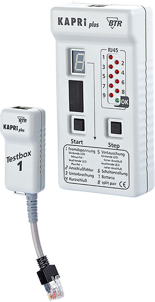 BTR NETCOM Installationstester mit Testbox 1 130670-E ; Metz Connect)