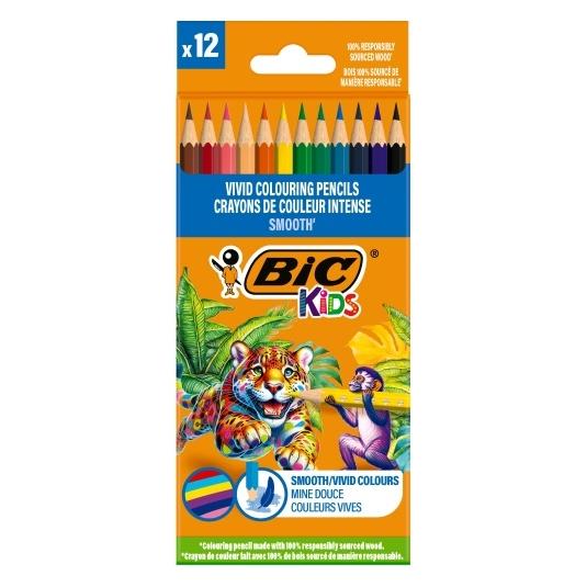 Bic Kids Smooth ECO Holzmalstifte 12 Stück (12x) (57317842)
