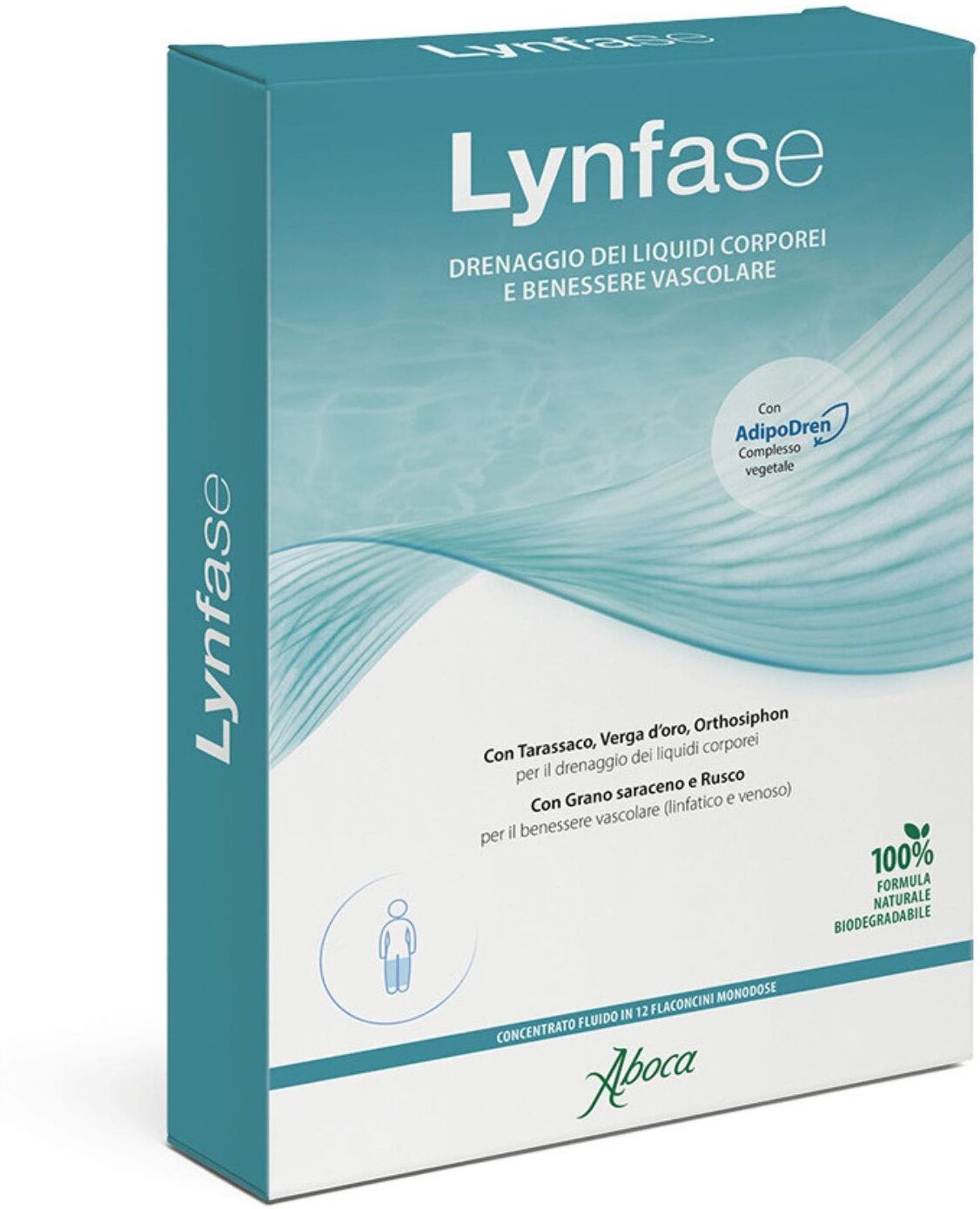 ABOCA Lynfase concentrato Fluido 12 Flaconcini Da 13 3 G 