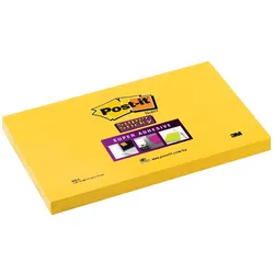 Post-it Haftnotiz Super Sticky Notes 655-S 127x76mm 90Bl. gelb