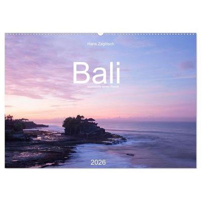 Bali - Momente einer Reise (Wandkalender 2026 DIN A2 quer), CALVENDO Monatskalender