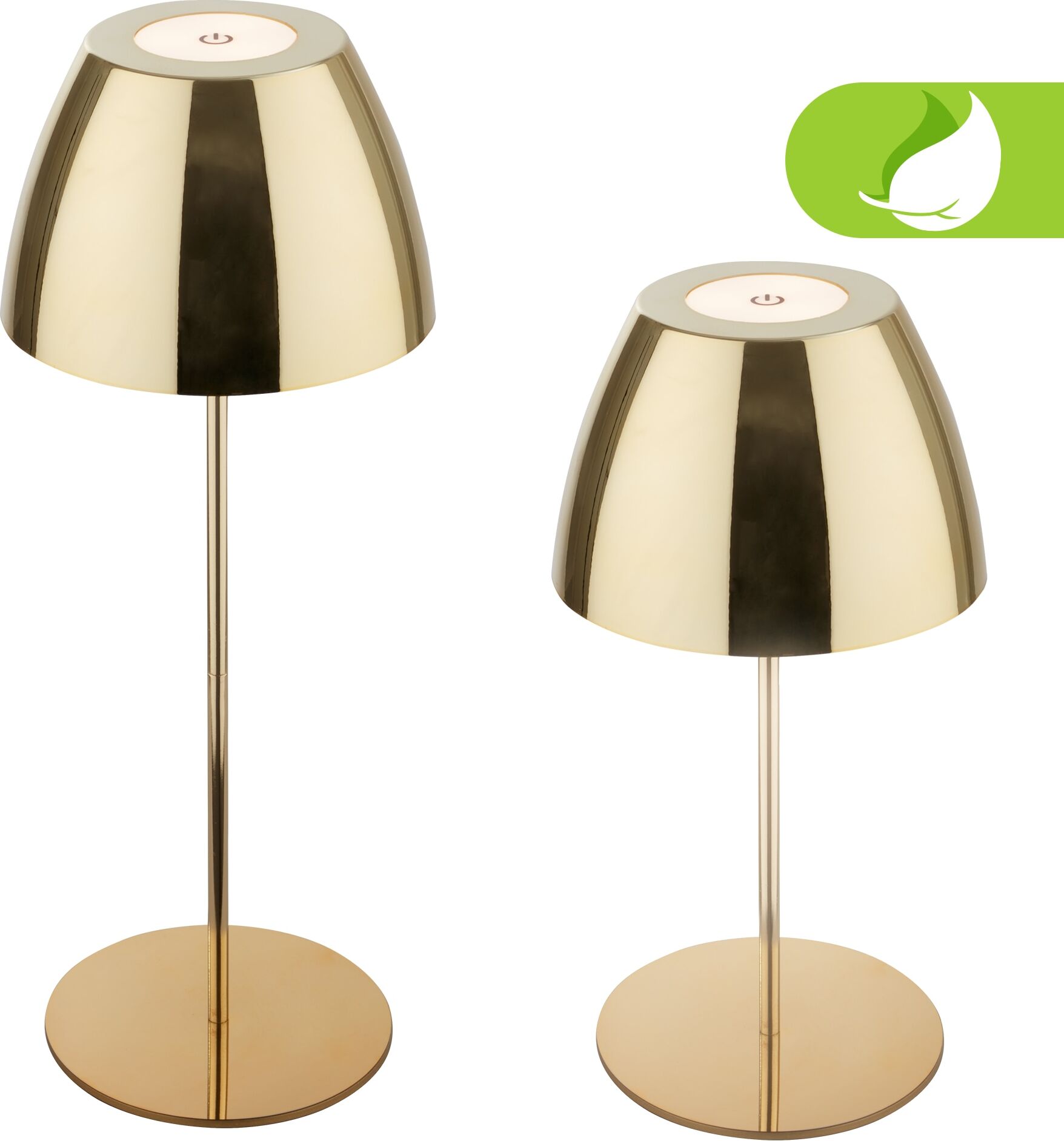 BRILONER LEUCHTEN Tischleuchte "Serina Akku Tischleuchte", gold, Leuchten, Tischleuchte