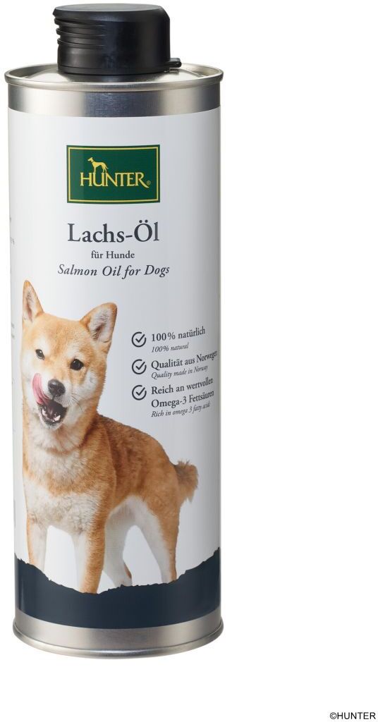 DOG SPORT HUNTER Lachs-Öl für Hunde 500 ml