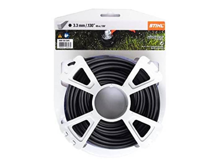 Stihl vierkant. Ã˜ 3,3 mm x 38 m maaidraad, zwart
