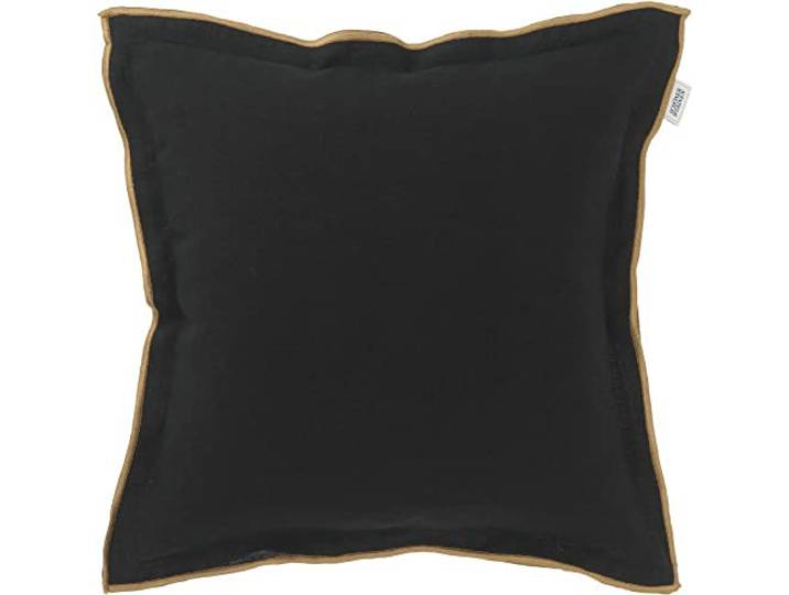 Sch??ner Wohnen Zierkissenh??lle ohne F??llung Look Farbe schwarz Gr??? e 38x38 cm