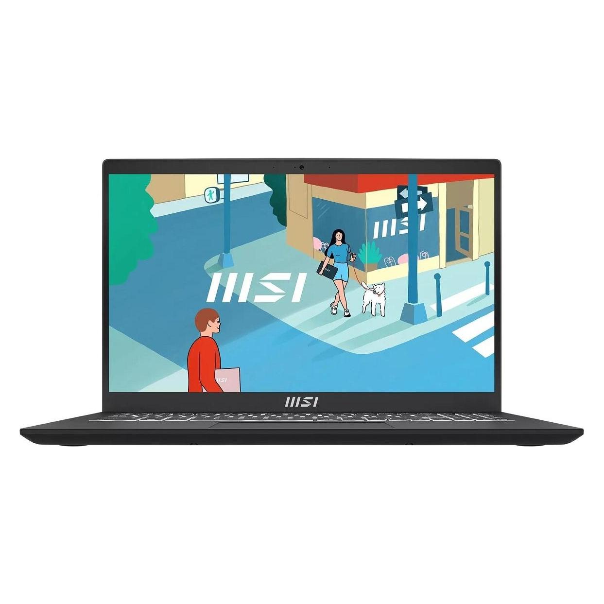 MSI Modern 15 B12MO-851 15.6" FHD i5-1235U/16GB/512GB/Iris W11H (15.60", 512 GB, 16 GB, DE, Intel Core i5-1235U) (0015H1-851)