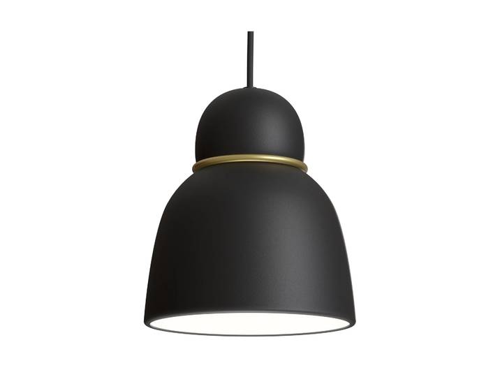 Belid Bird Pendelleuchte Ø17,3 cm Schwarz-Messing