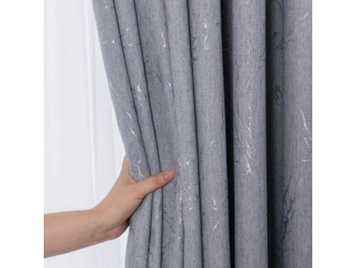 Rideaux gris simples en Chenille, rideaux modernes de luxe légers pour salon, salle à manger, chambre à coucher, Texture argentée, rideaux de fenêtre de balcon