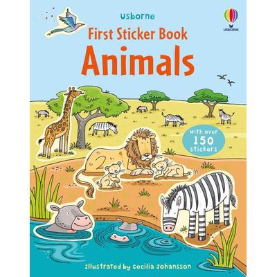First Sticker Book Animals, Taschenbuch von Jessica Greenwell, Usborne, 978-0-7460-9897-4