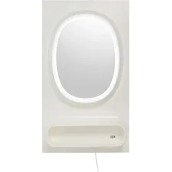 KARE X KARIM RASHID LED-Wandspiegel Aero LED Glas Weiß