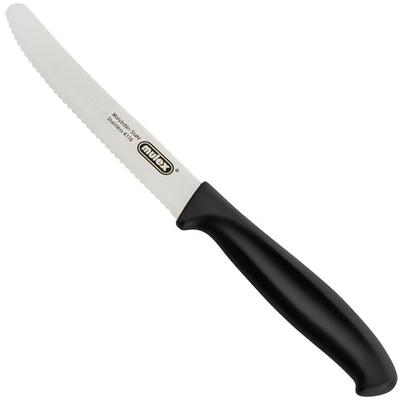 Kochmesser MULEX, schwarz, Edelstahl, Kochmesser, Kochmesser, (1tlg.), extra scharferWellenschliff und ergonomischer Griff