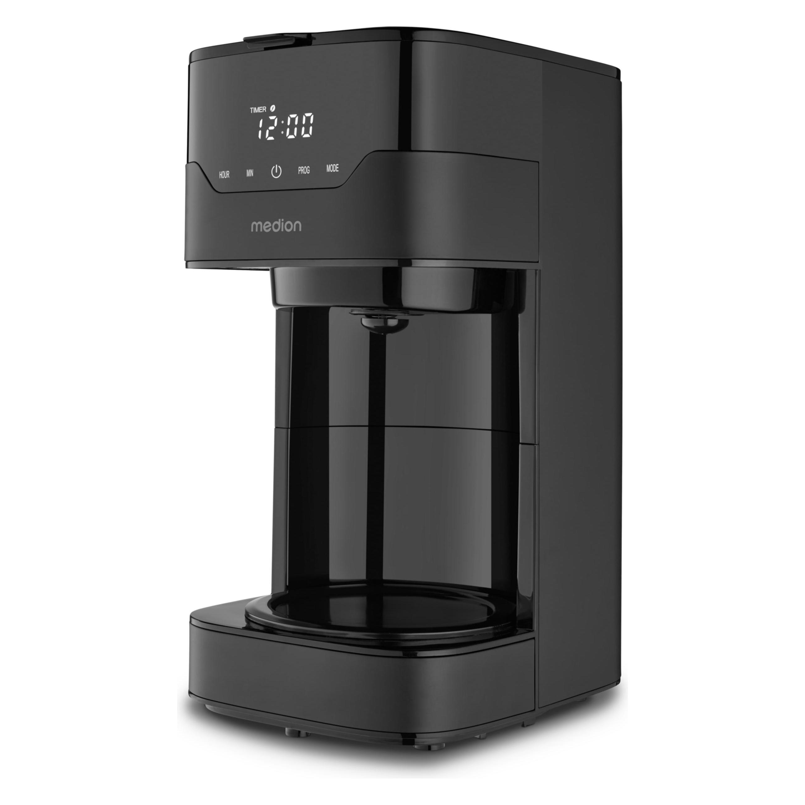 Medion MD18458sm Kaffeemaschine mit Thermoskanne schwarz (50078798)
