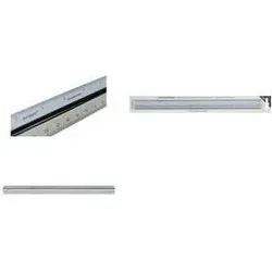 Kangaro, Lineal, Dreikant-Massstab Berufsschule, Aluminium, 300 mm Lineal mit sechs verschiedenen Massstäben: 1:20 /... (30 cm, Aluminium)