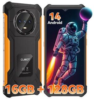 Inspired Living "Cubot KingKong ES Ultra Durable Rugged Smartphone With 6.56"" 90Hz Display add Watch C28"