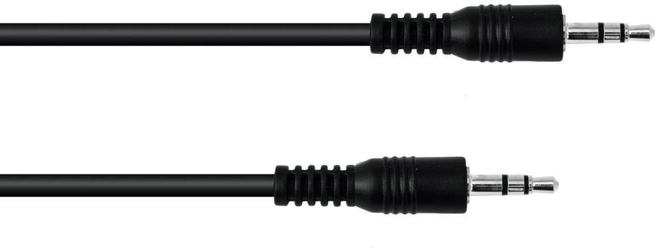Omnitronic Klinkenkabel 3,5 Stereo 3m Sw