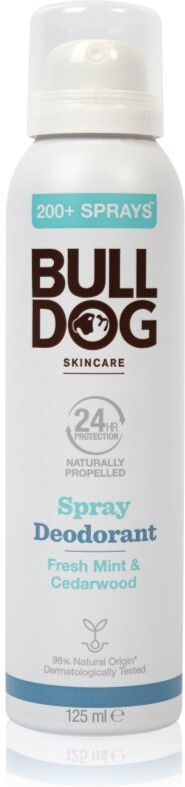 Bulldog Fresh Mint&Cedarwood Spray Deodorant déodorant en spray sans aluminium 125 ml