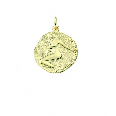 Sternzeichenanhänger ADELIA´S "Sternzeichen Anhänger Jungfrau 333 Gold ( 8K )", gold, Schmuckanhänger, Damen, Jungfrau, Gold, Goldanhänger Jungfrau