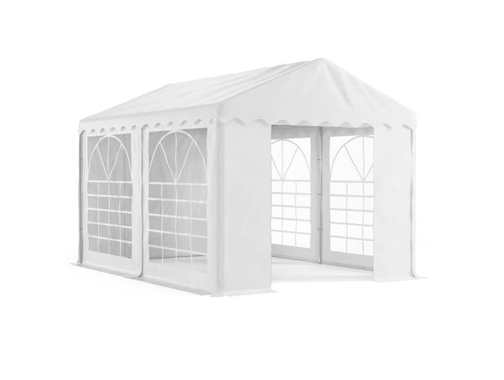 Profi PVC Partyzelt 3 x 4 m weiss