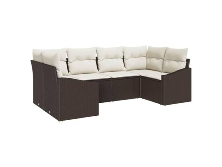 Makastle Sofa-Set mit Kissen, Braun, 234 x 123,5 x 85 cm, 49,4 kg, Modular, Montage erforderlich